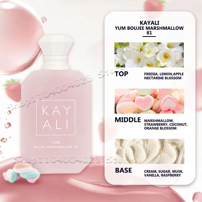 100ML  81 Perfume  Yum Boujee Marshmallow Eau De Parfum for Unisex Original Arabic Perfume Brand Perfumes  28