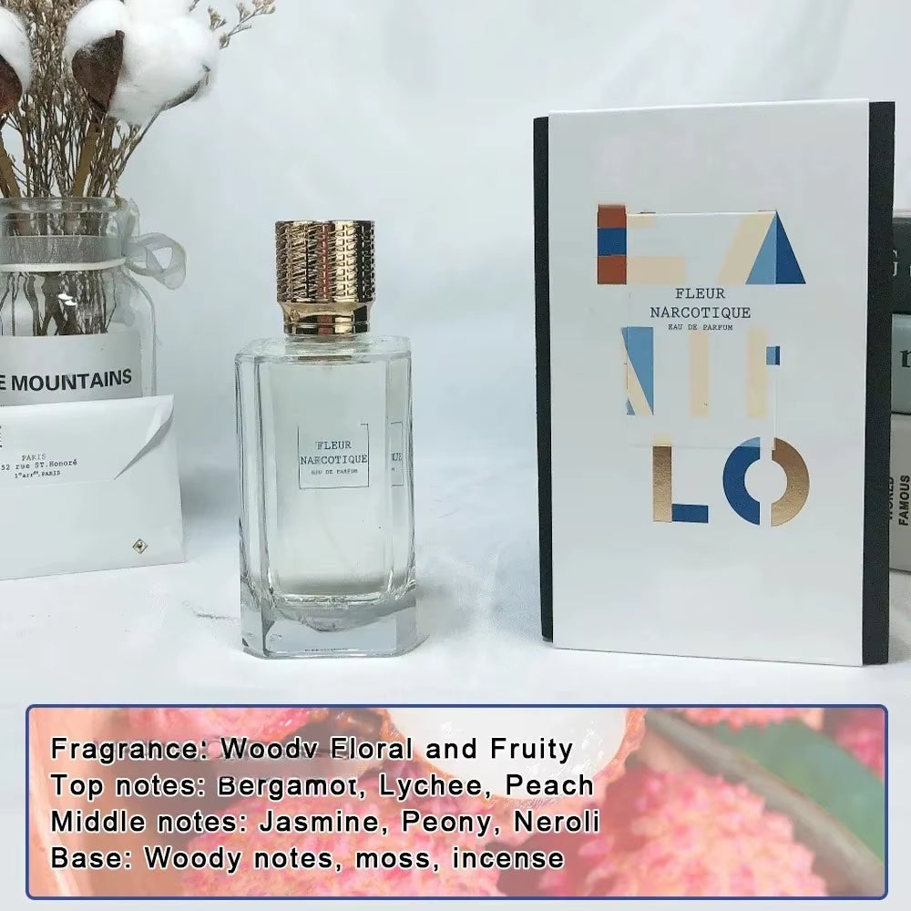 100Ml Luxury Brand Thenchantment of Blue Protective Talisman Flower Unisex Long Lasting Woody Floral Pheromone Cologne Fragrance